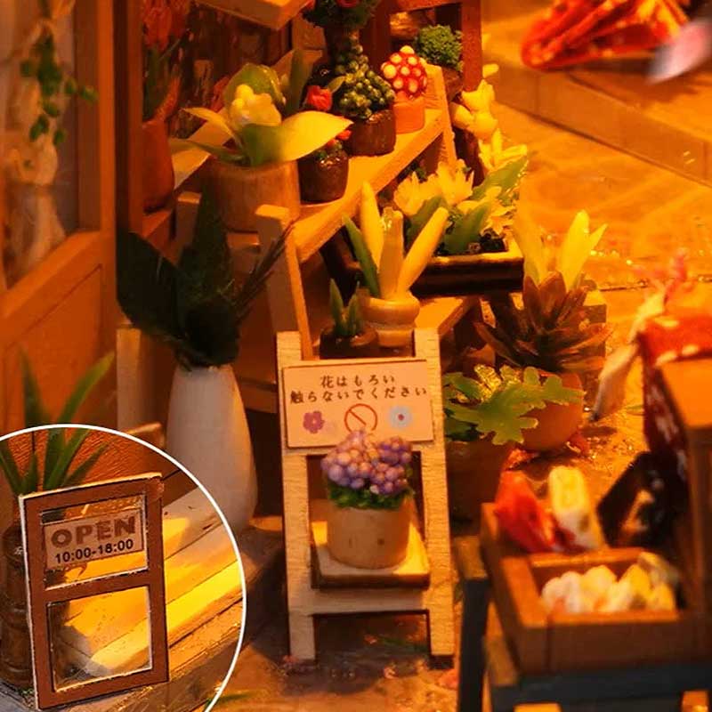 Plymagic DIY Book Nook - Japan Rain Lane