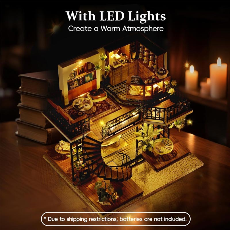 Plymagic DIY Mini House - Garden Loft Café