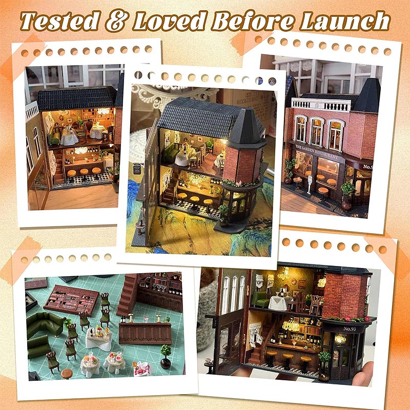 Plymagic DIY Mini House - Corner Restaurant