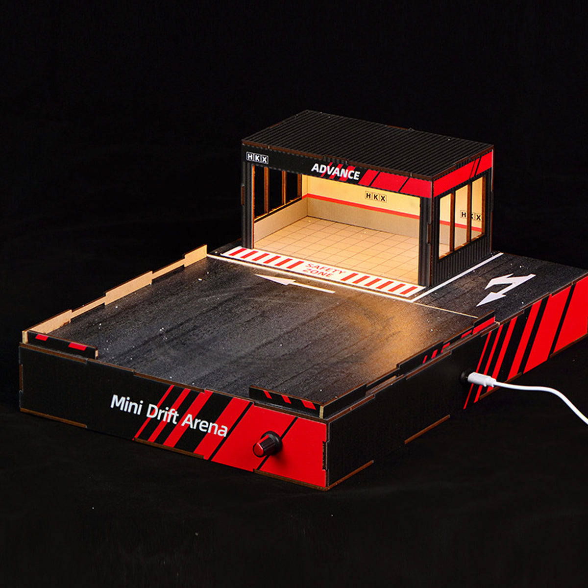 Plymagic Miniature Scene - 1:64 Scale DIY Mini Drift Arena