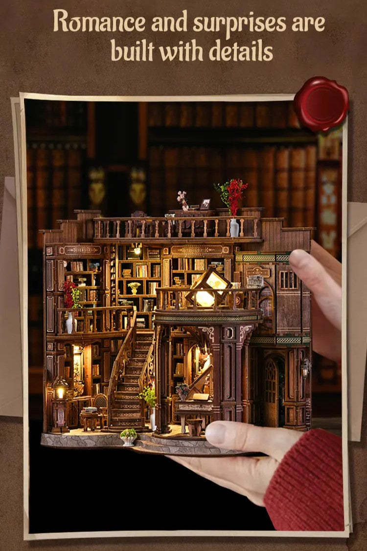 Plymagic DIY Mini House - Old Manor Library