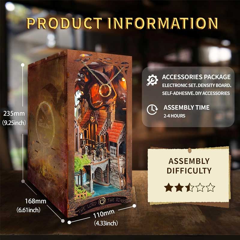 Plymagic DIY Book Nook - Dragon Valley