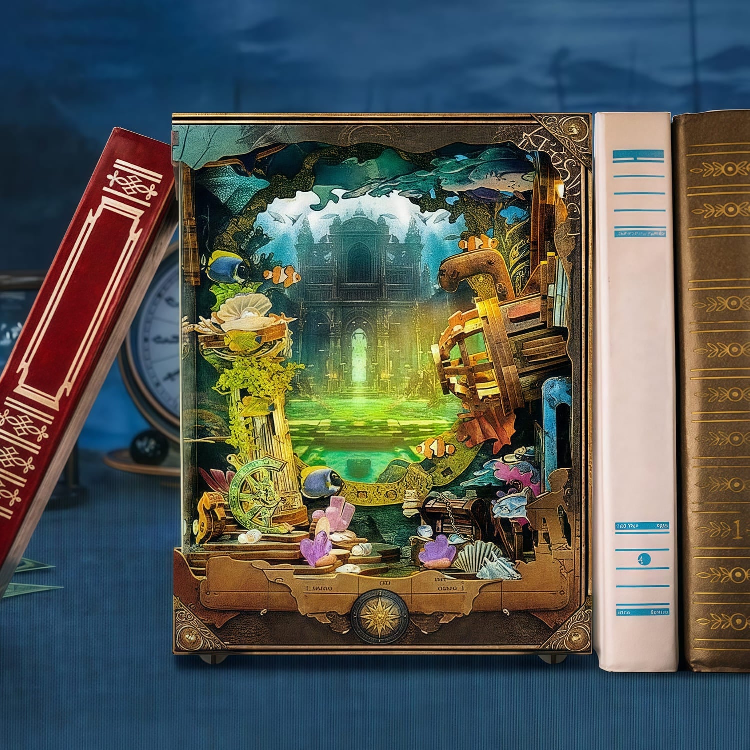 Plymagic DIY Book Nook - Explore Atlantis