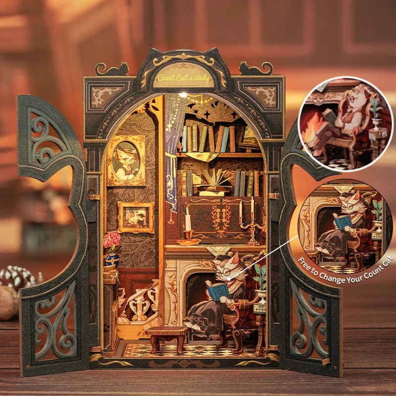 Plymagic DIY Book Nook - Aristocat's Study