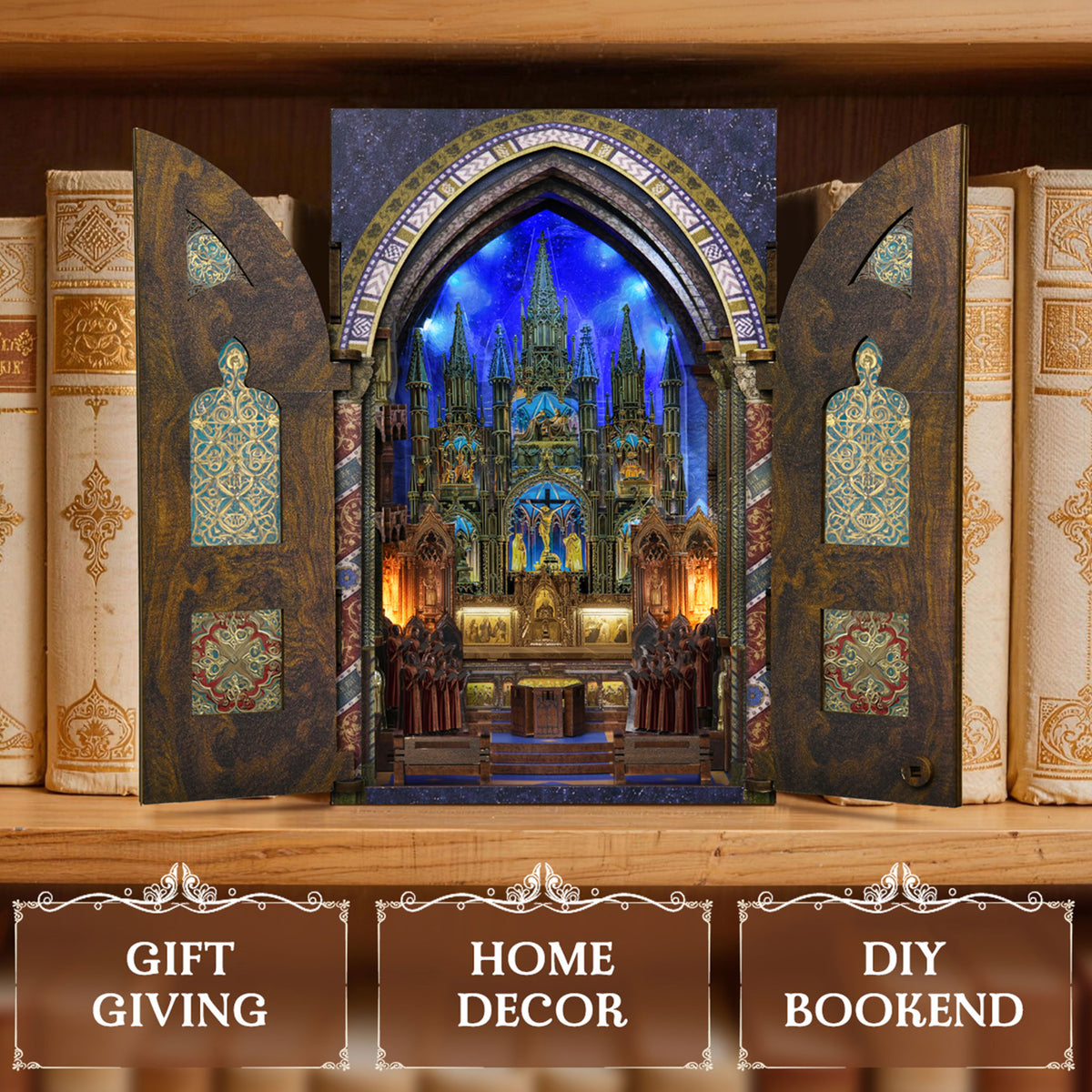 Plymagic DIY Book Nook - Notre-Dame Basilica