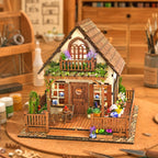 Plymagic DIY Mini House - Retro wooden house