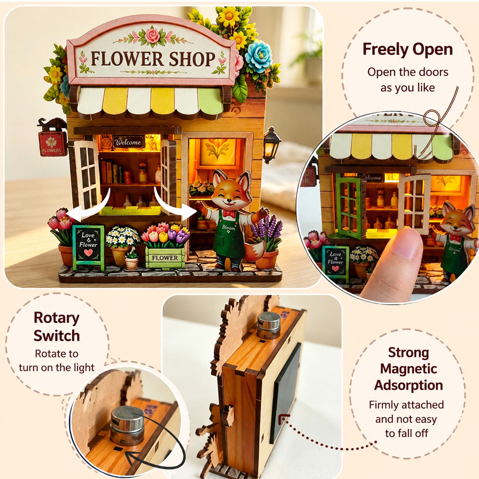 Plymagic DIY Mini House - Mini Market