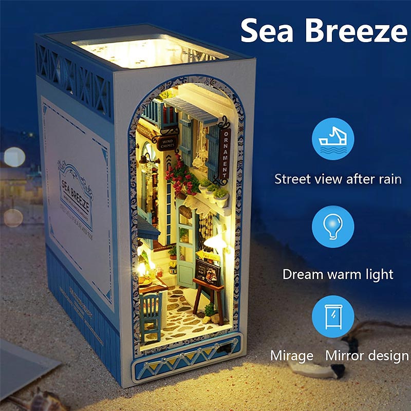 Plymagic DIY Book Nook - Sea Breeze Mediterranean Street