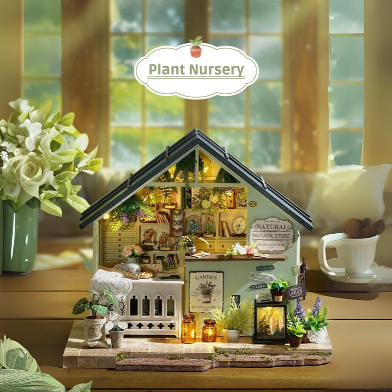 Plymagic DIY Mini House - Plant Nursery