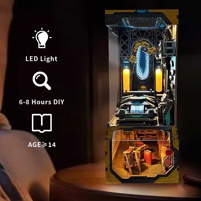 Plymagic DIY Book Nook - Apocalyptic Car Workshop Bunker