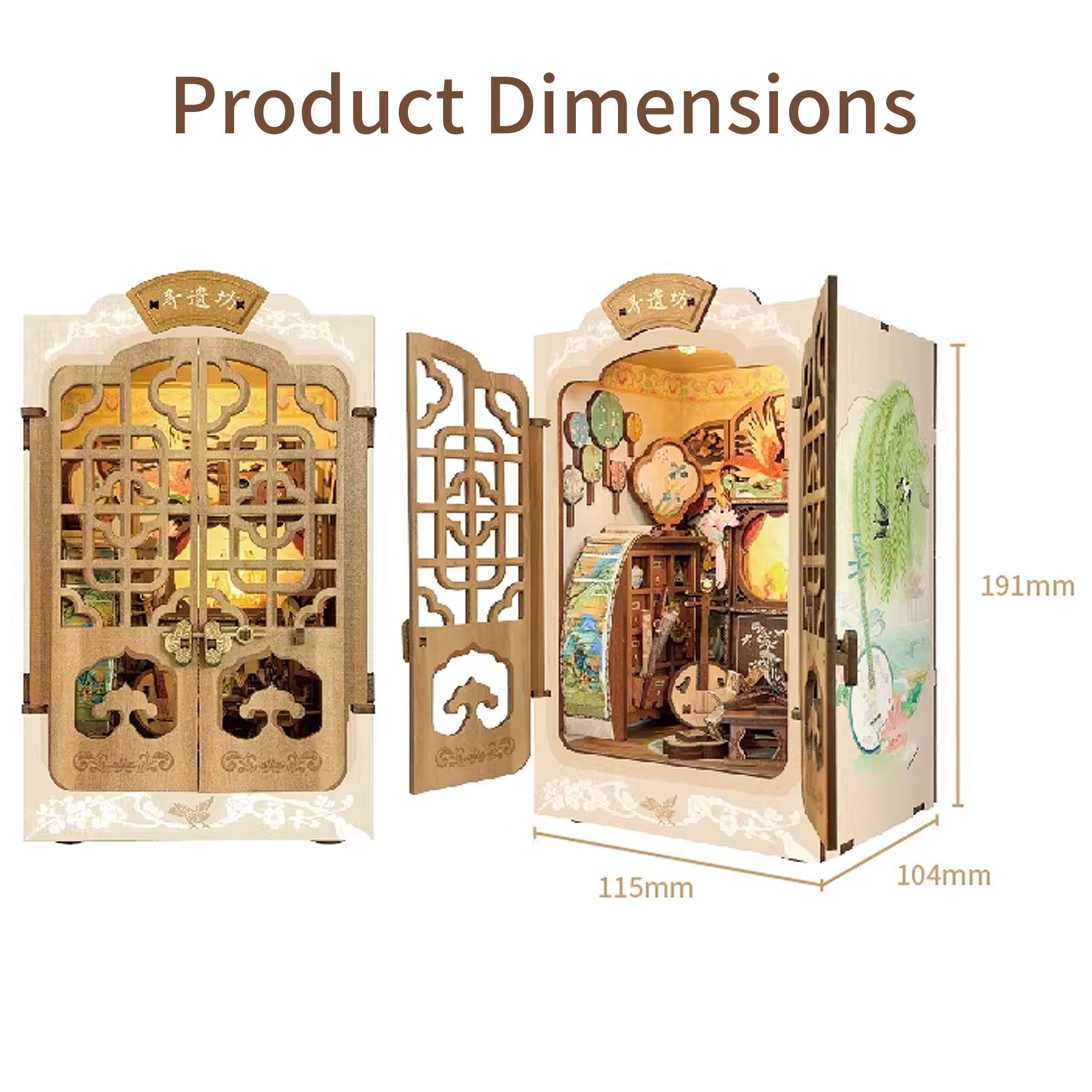 Plymagic DIY Book Nook - Chinese Artifact Collection