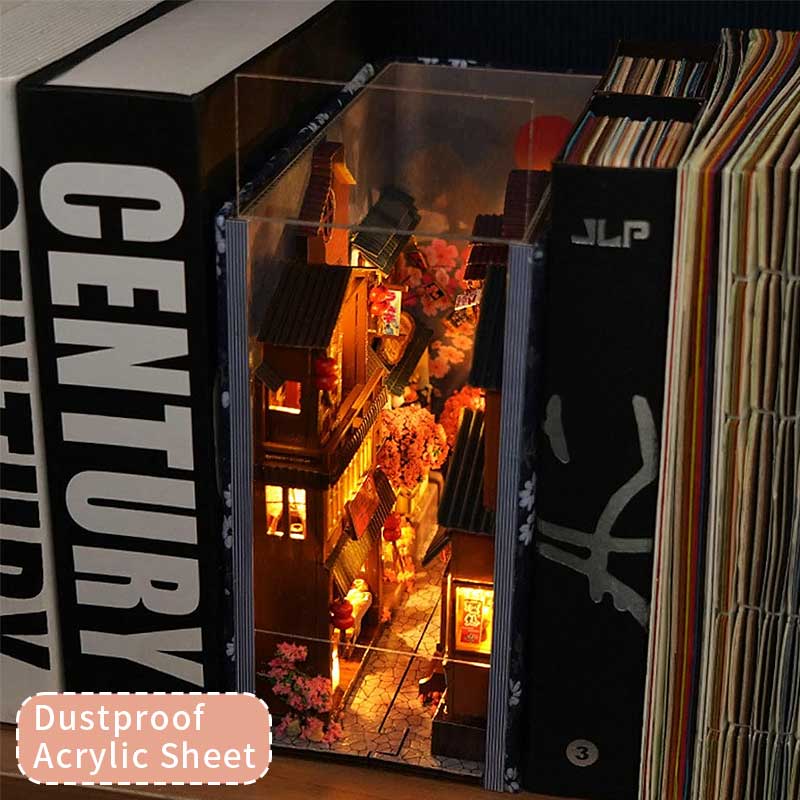 Plymagic DIY Book Nook - Japanese Cherry Blossom Alley