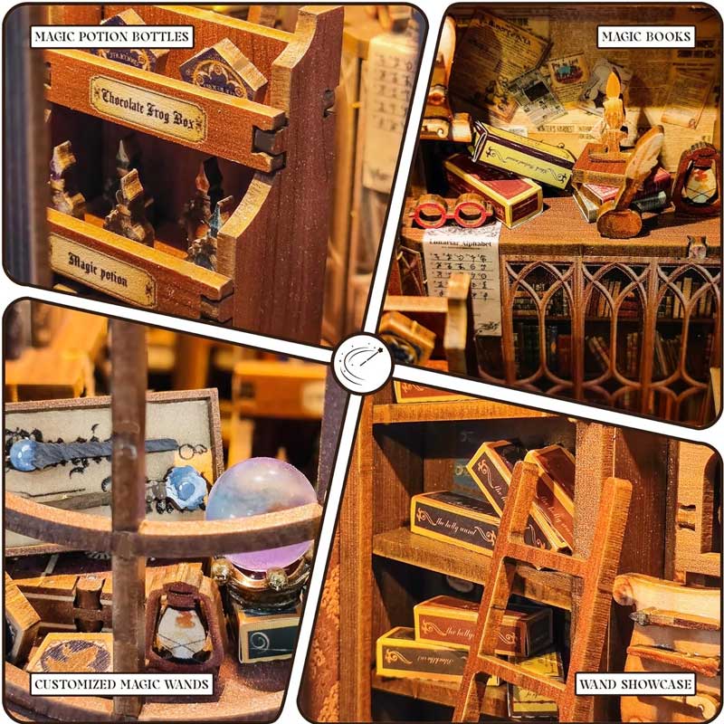 Plymagic DIY Book Nook - Magic Wand Shop