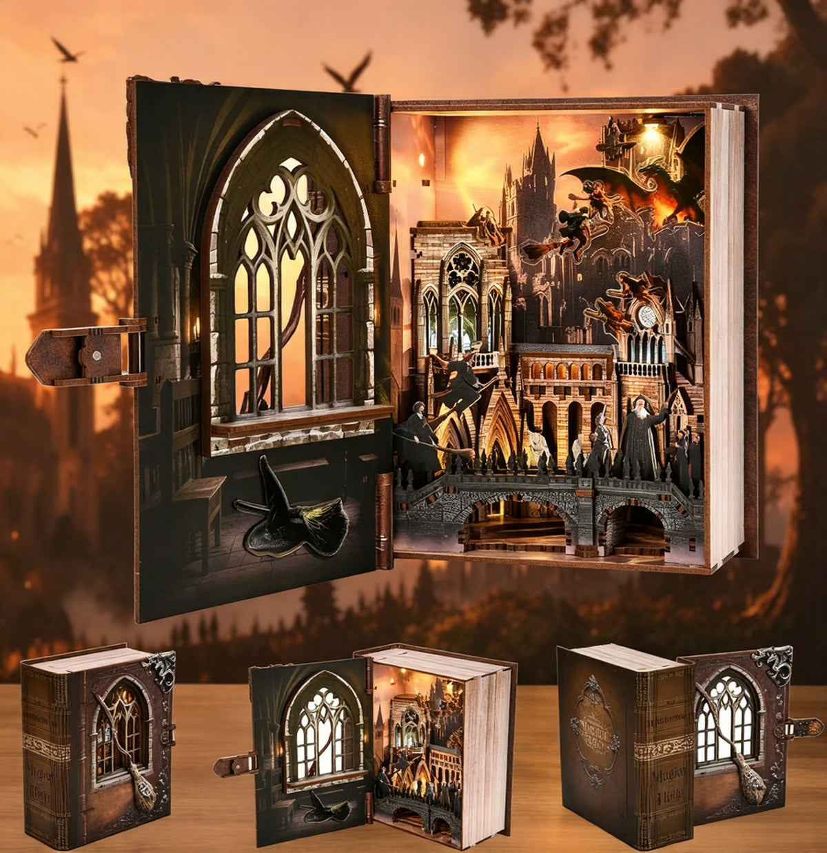 Plymagic DIY BookNook - Magical Flight