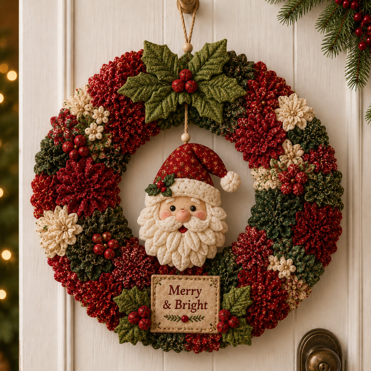 Plymagic DIY Poke Art Kit - Fabric Poke Wreath