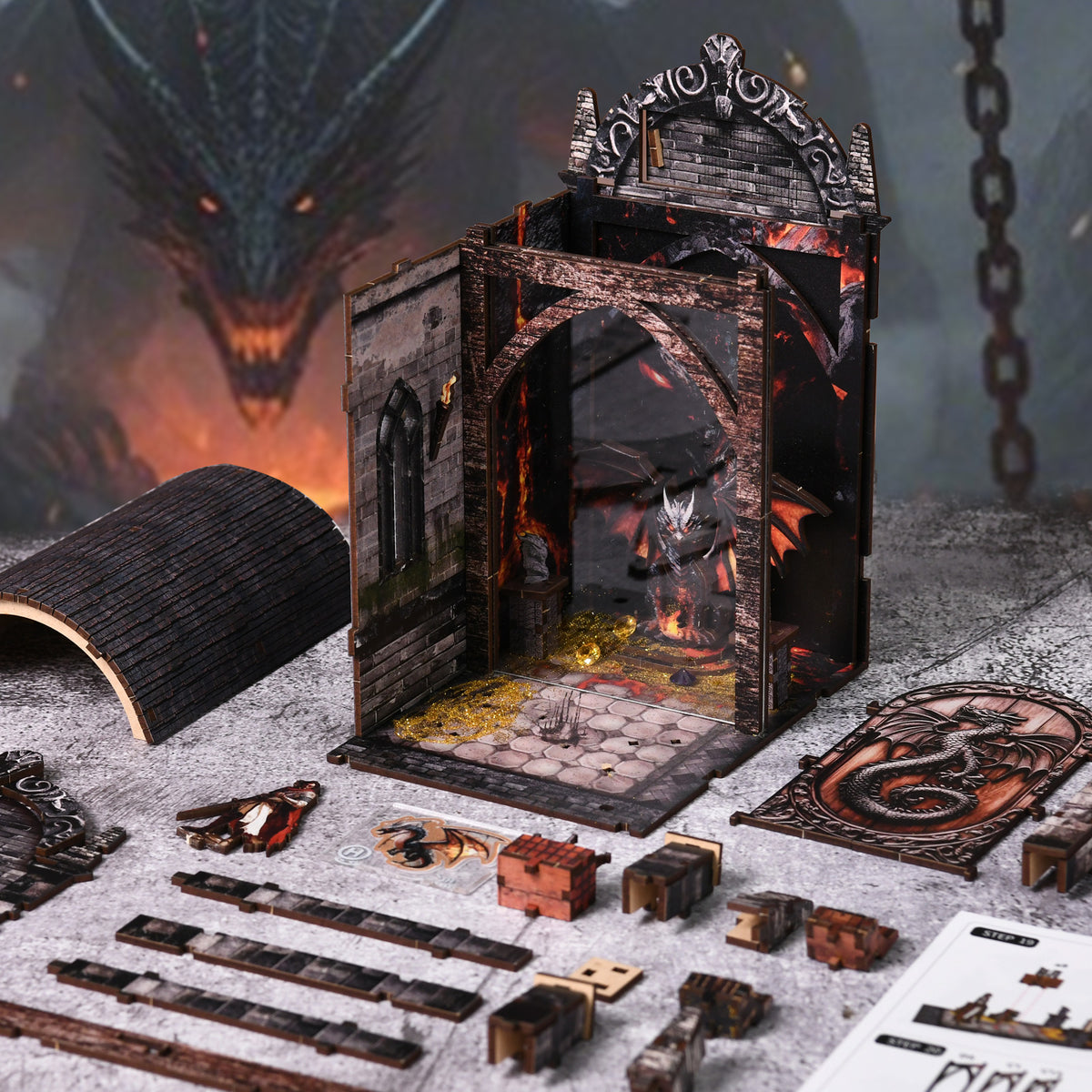 Plymagic DIY BookNook - Dragon's Lair