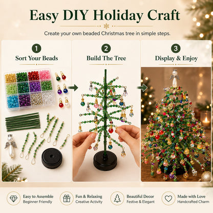 Plymagic DIY Pearl Art - Beaded Christmas Tree🎅