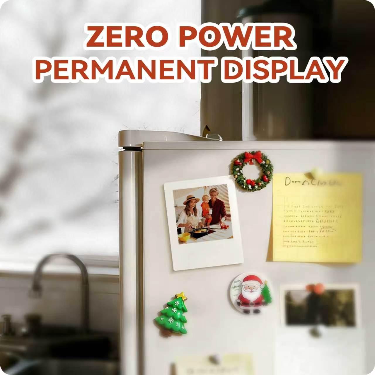 E-Ink Fridge Magnet