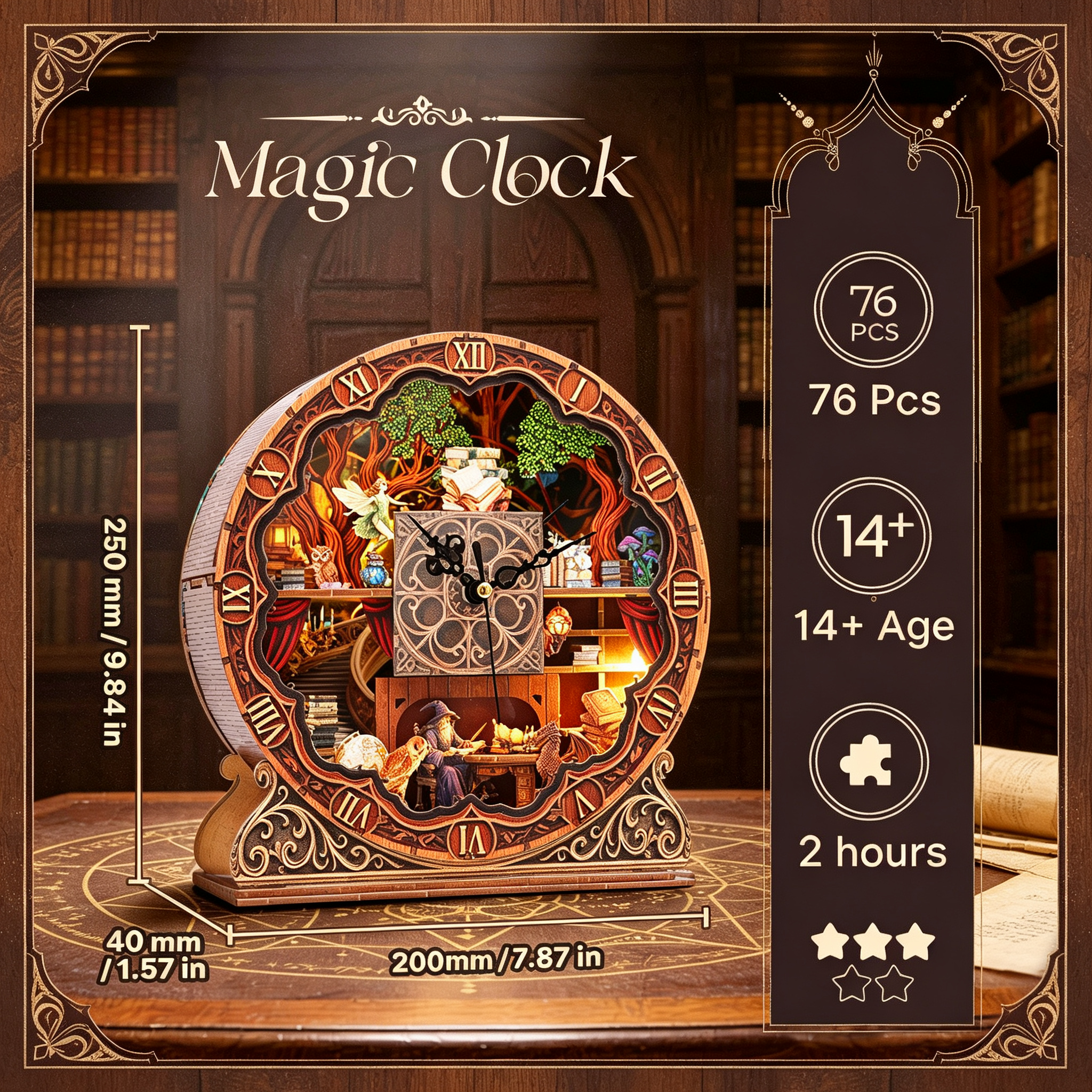 Plymagic Assembly Model - Magic Clock