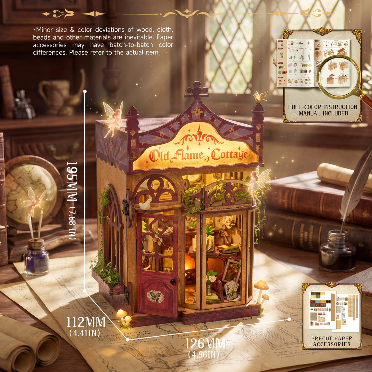 Plymagic DIY BookNook - Old Flame Cottage
