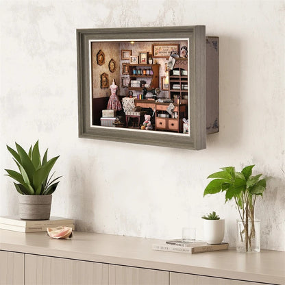 Plymagic DIY Framed Miniature - Vintage Sewing Shop
