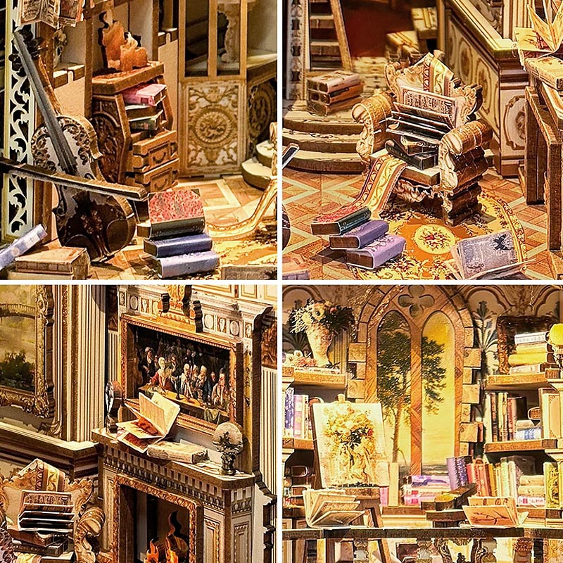 Plymagic DIY Book Nook - Victorian Library