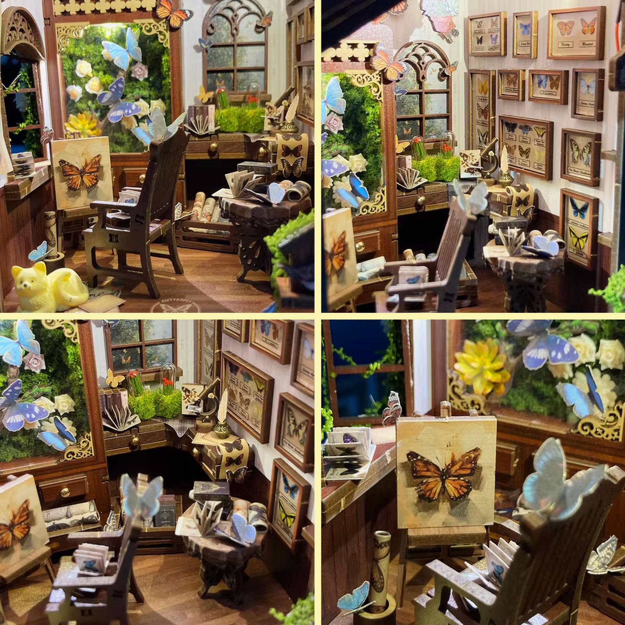 Plymagic DIY Book Nook - Butterfly Cottage