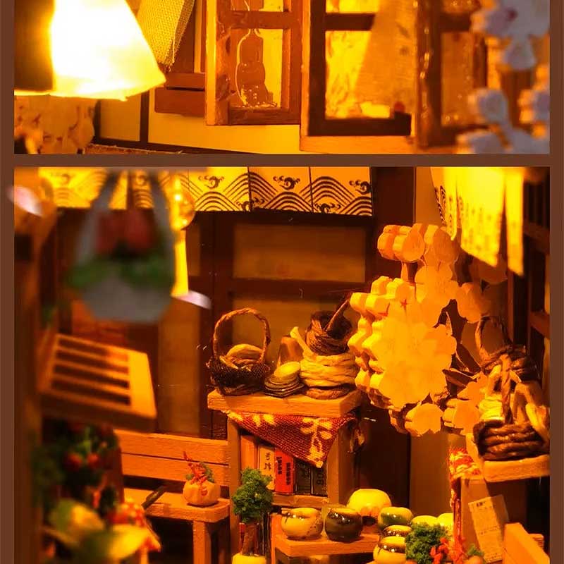 Plymagic DIY Book Nook - Japan Rain Lane