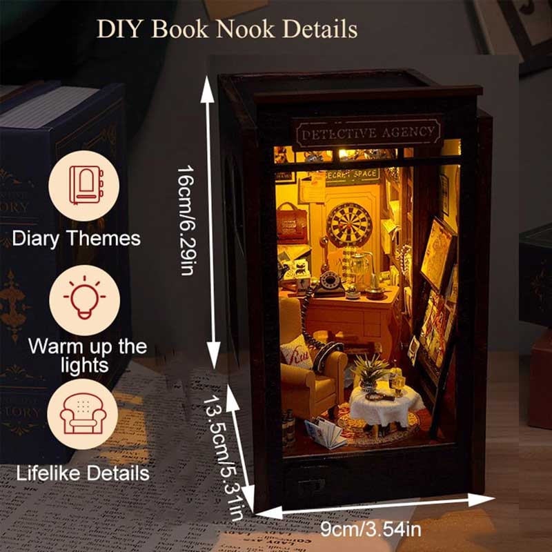 Plymagic DIY Book Nook - Detective Agency
