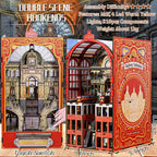 Plymagic DIY Book Nook -  Railway Cathedral(2 Sides Scene)