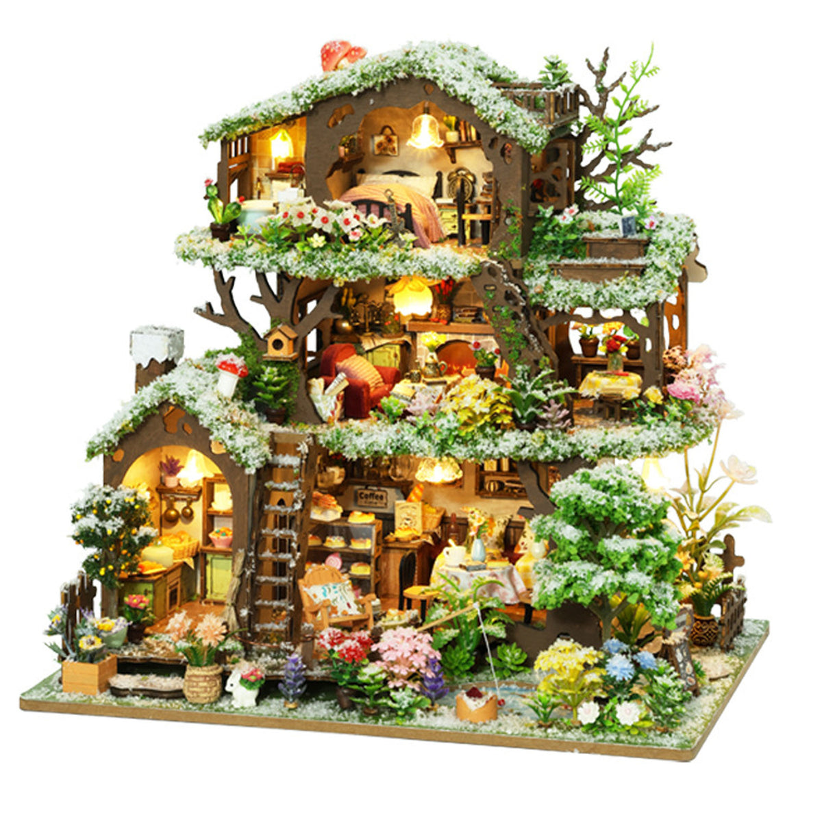 Plymagic DIY Mini House - Snowscape Villa