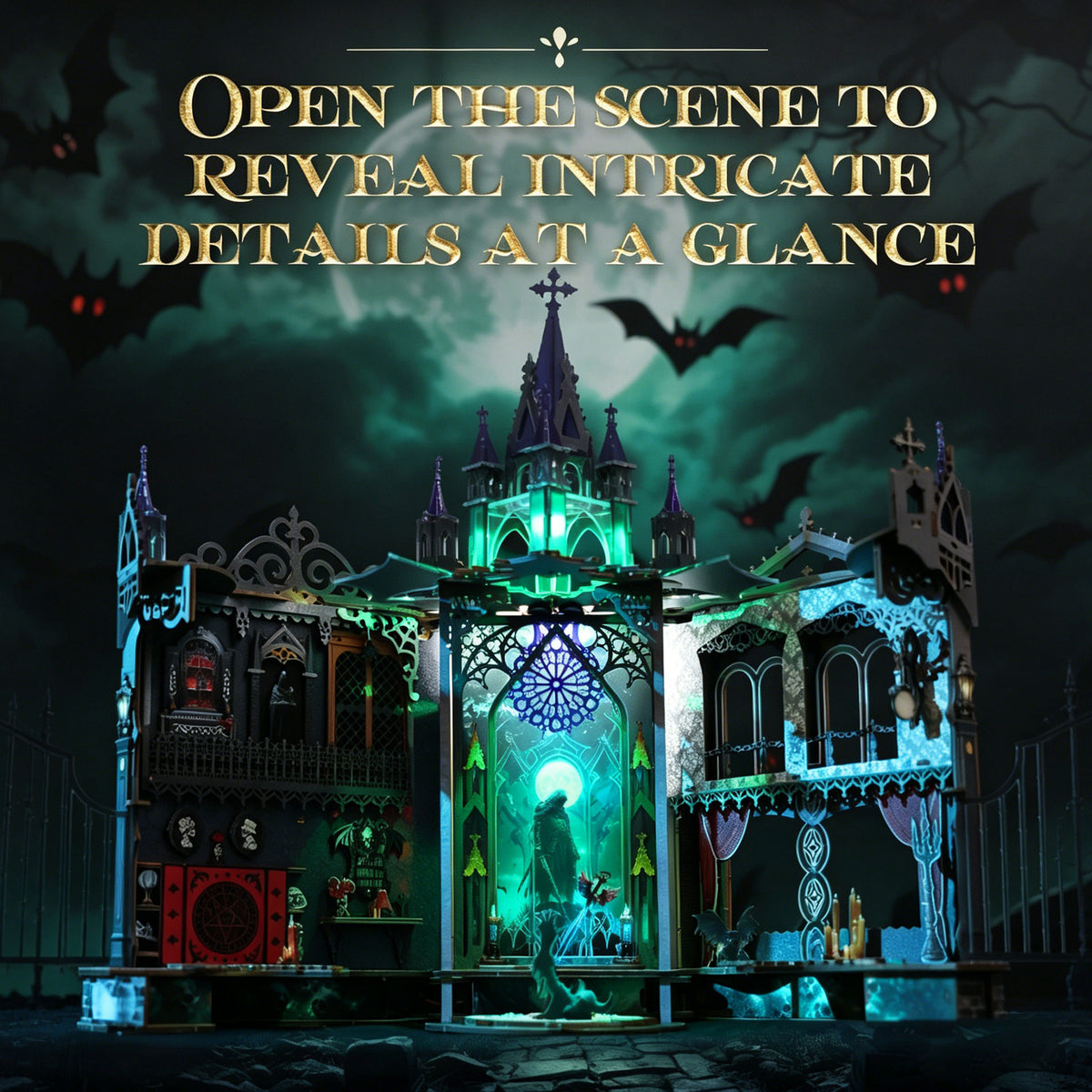 Plymagic DIY Book Nook -  Gothic Castle