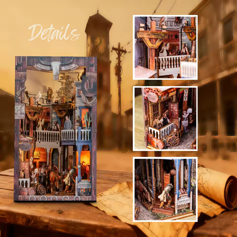 Plymagic DIY Book Nook - Wild West Saloon