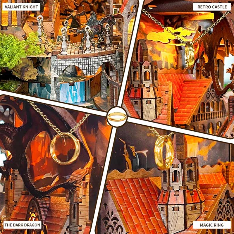 Plymagic DIY Book Nook - Dragon Valley