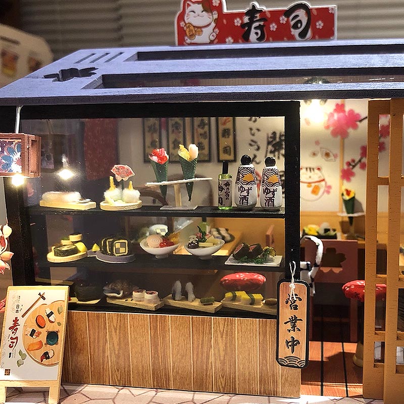 Plymagic DIY Mini House - Hanami Sushi Stop