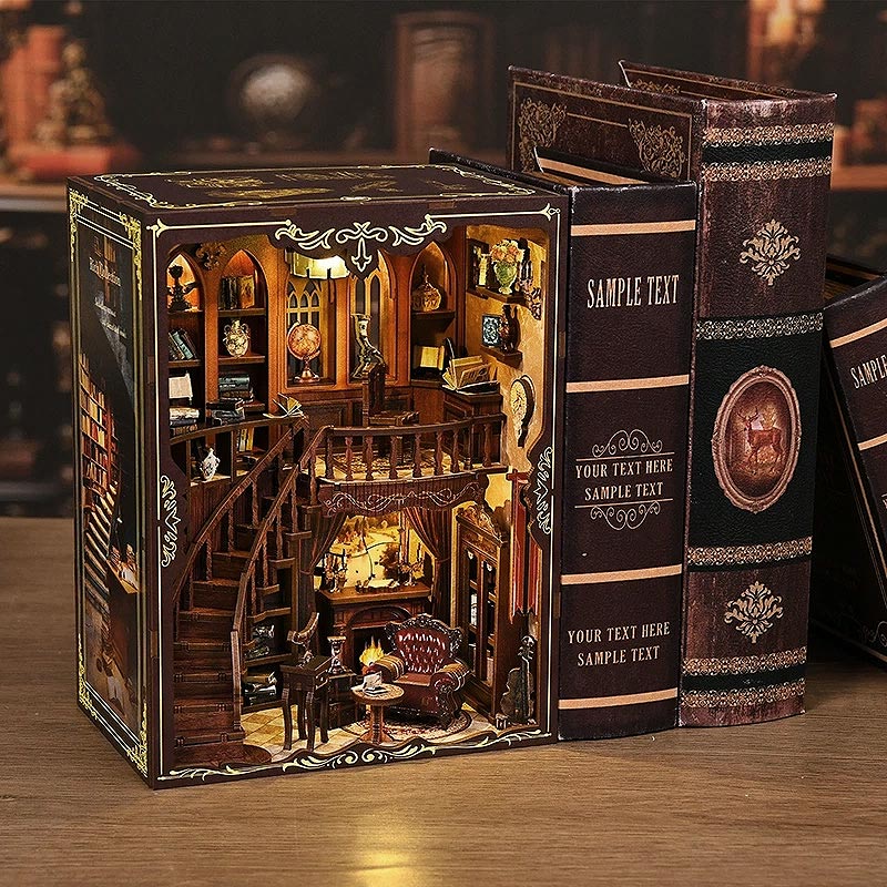 Plymagic DIY Book Nook - The Gilded Quill Main image