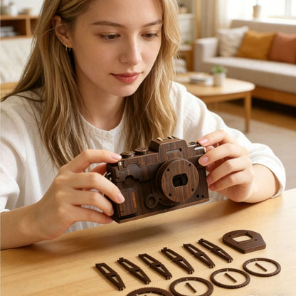 Plymagic Assembly Model - Retro Camera Puzzle (and Photo Album)
