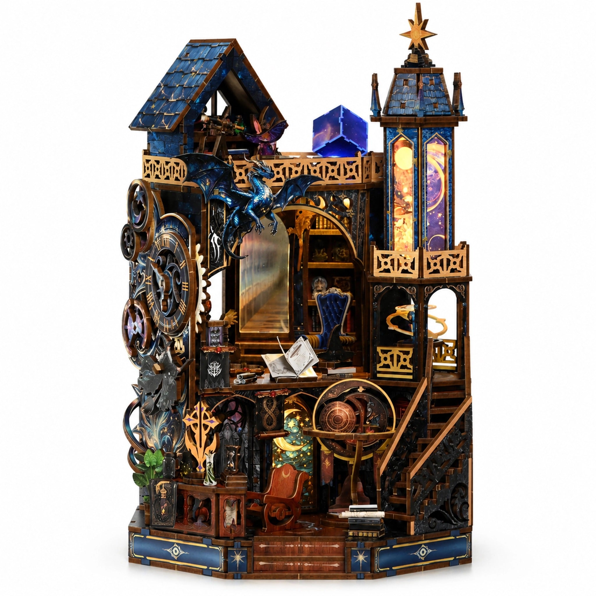 Plymagic DIY Mini House - Starry Sky Magic Tower
