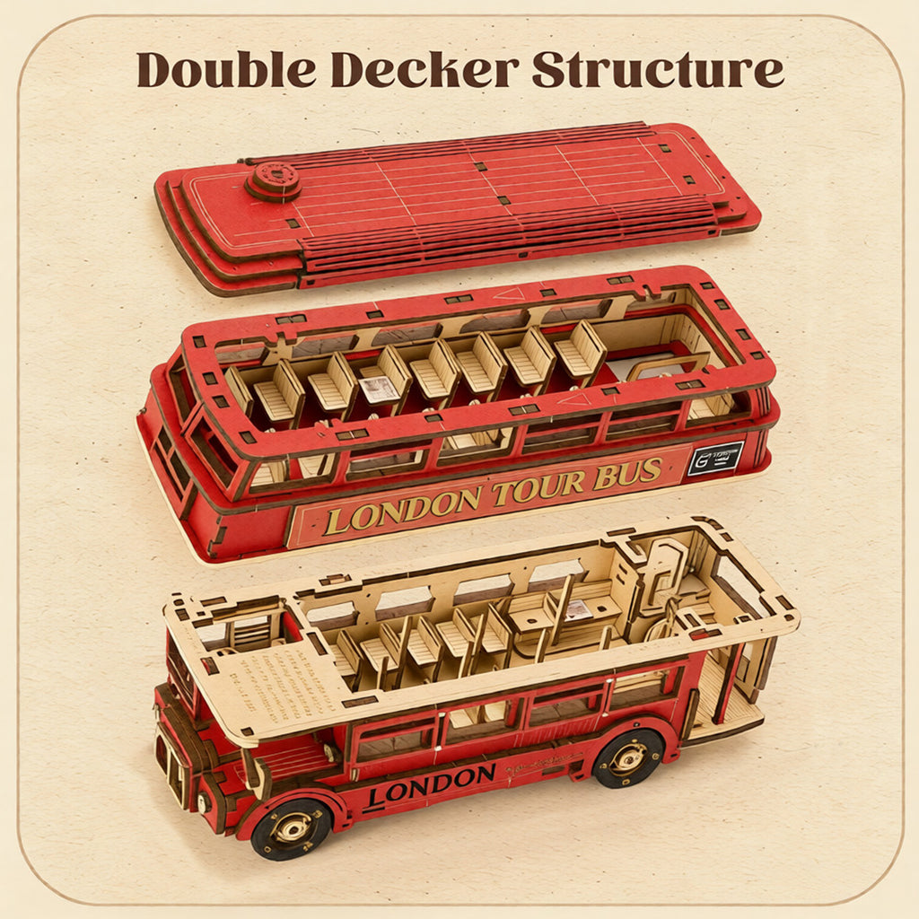 Plymagic Assembly Model - Heritage London Bus Model
