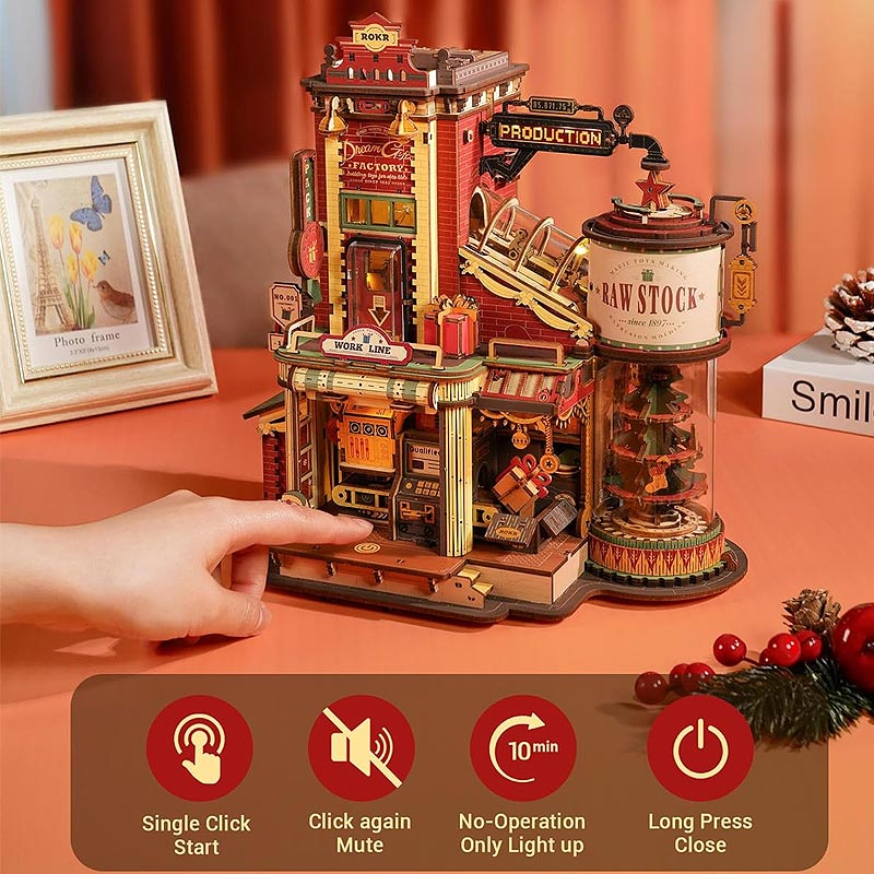 Plymagic DIY Mini House - Christmas Gift Factory