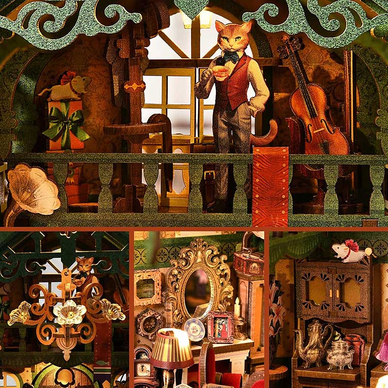 Plymagic DIY Book Nook - Cat Affair Bureau