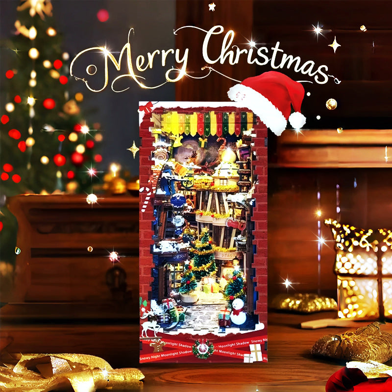 Plymagic DIY Book Nook - Christmas in Magic Night Alley