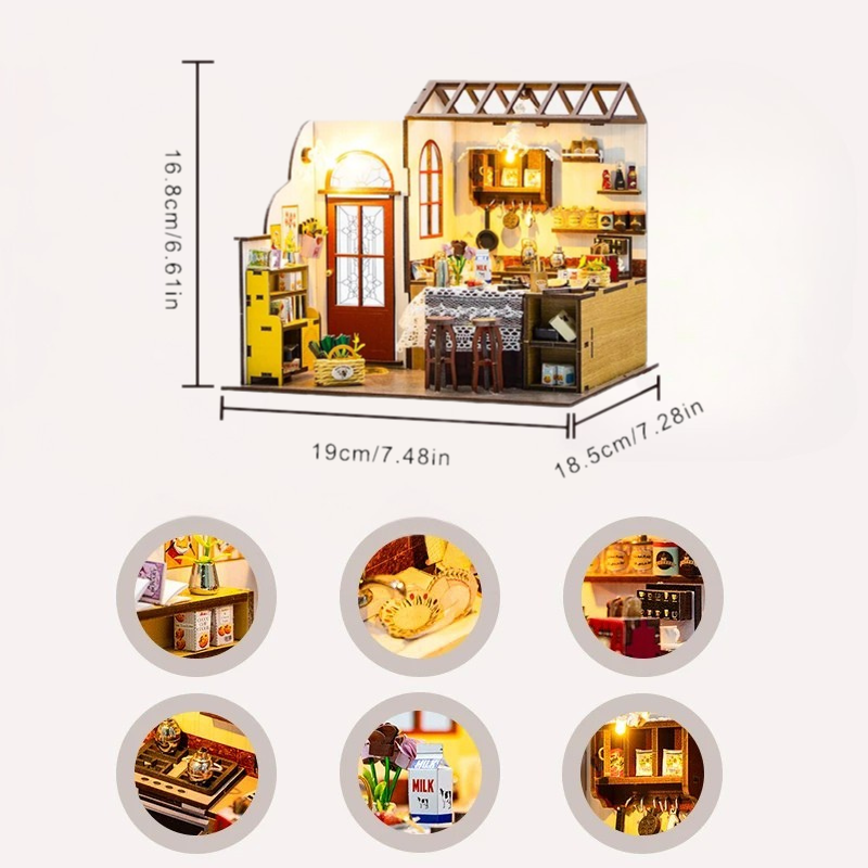 Plymagic DIY Mini House - Family Kitchen