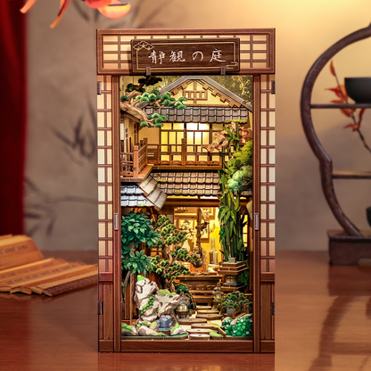 Plymagic DIY Book Nook - Serene Courtyard