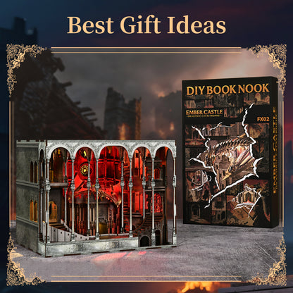 Plymagic DIY Book Nook - Ember Dragon Castle