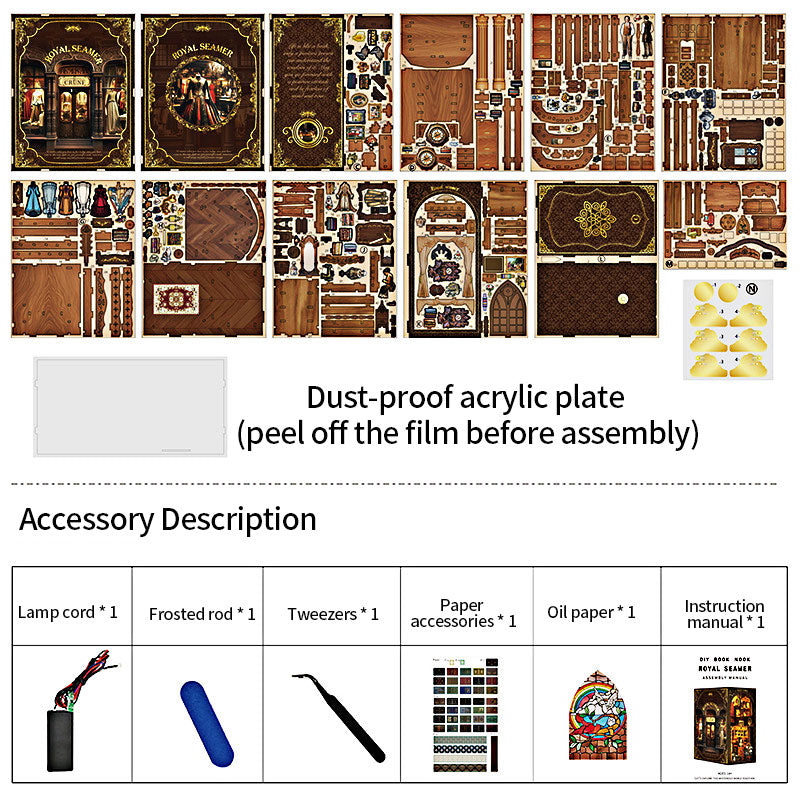 Plymagic DIY BookNook - Royal Tailor Handmade