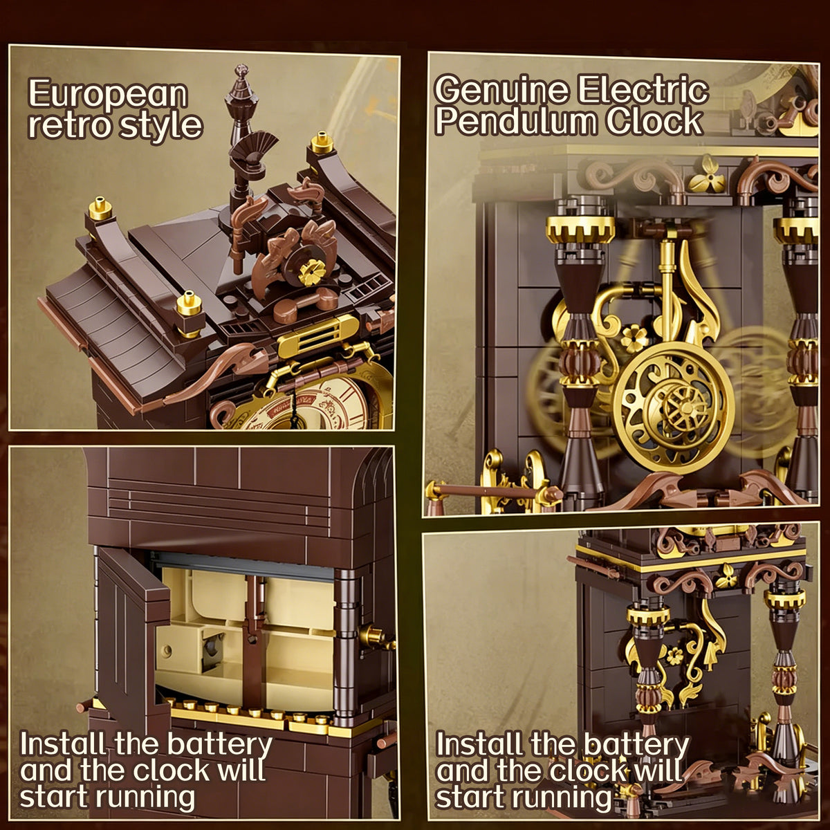Plymagic Assembly Model - Retro Pendulum Clock