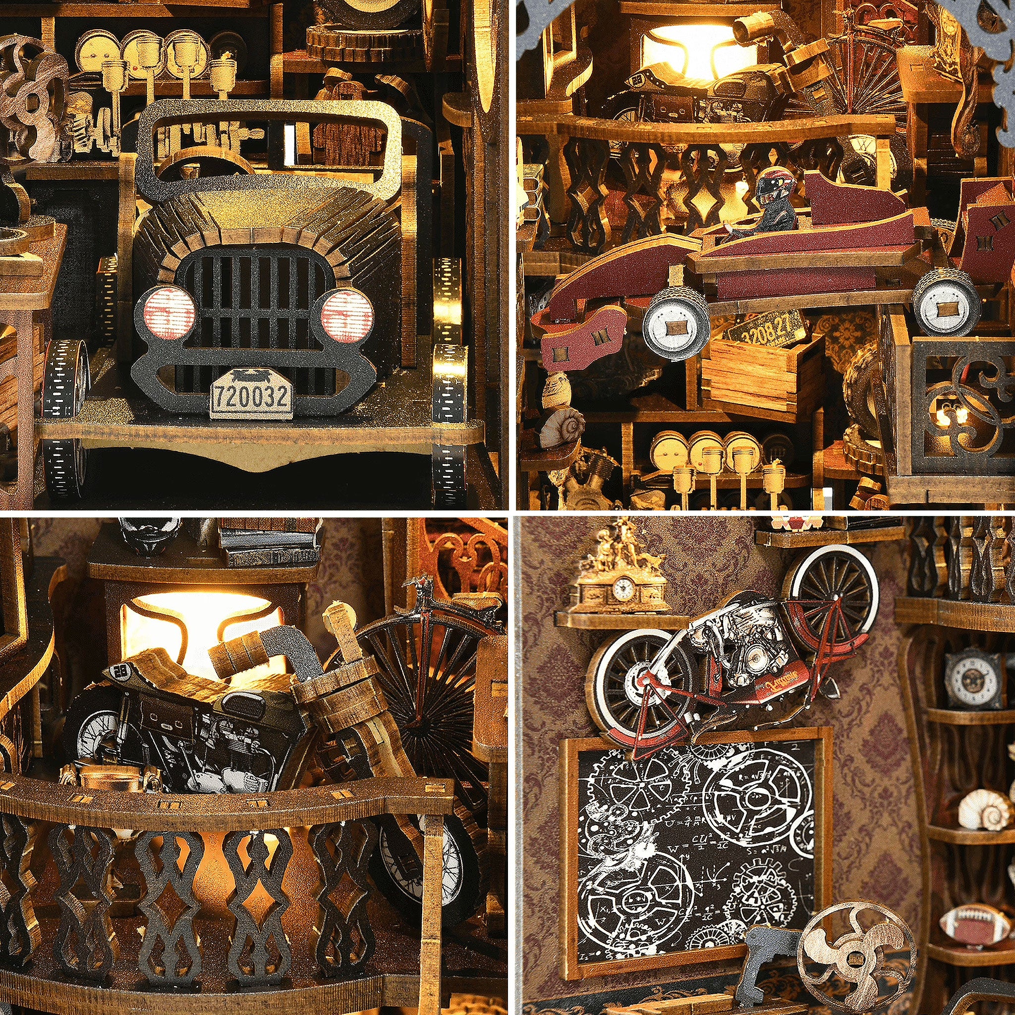 Plymagic DIY Book Nook - Classic Wheels