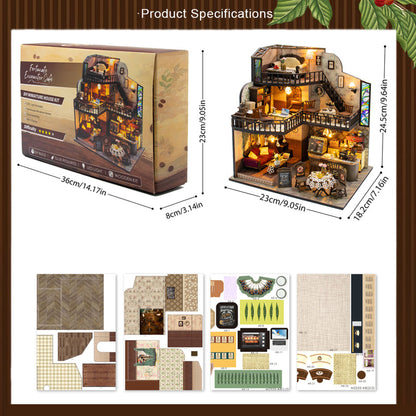 Plymagic DIY Mini House - Fortunate Encounter Cafe