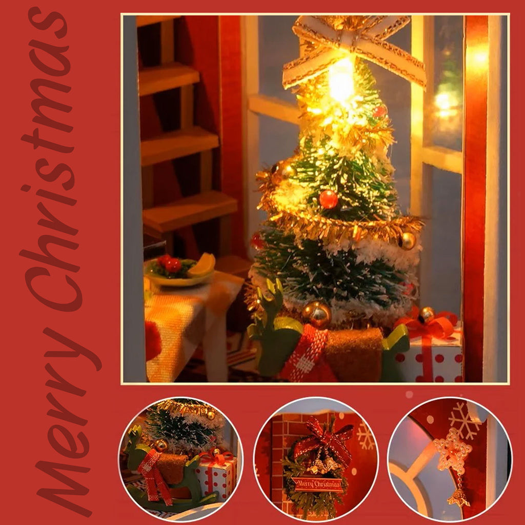 Plymagic DIY Book Nook - Christmas Cozy Home